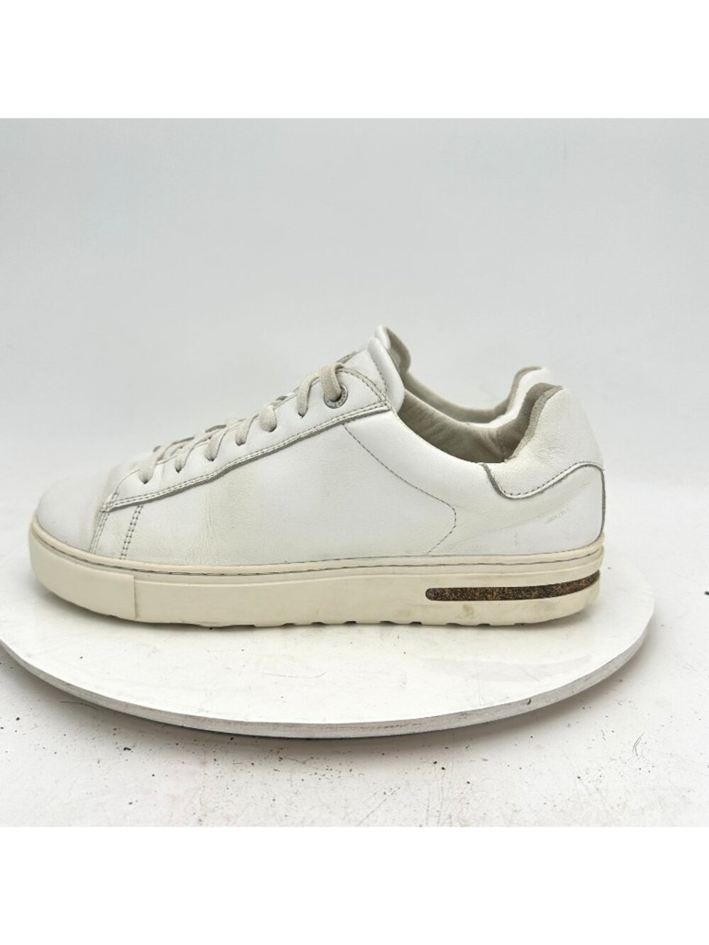 Birkenstock Bend Low Women Size 8 White Leather Lace Up Casual Shoes